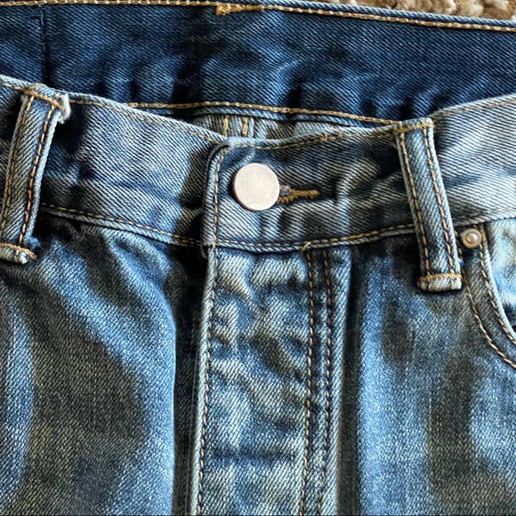 MNML 100% cotton button fly denim jeans size 32 modern simplicity - Picture 3 of 11